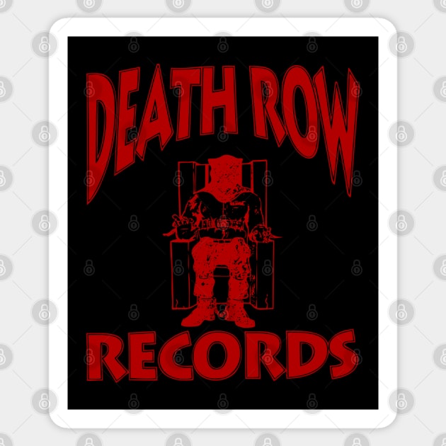 DEATHROWred Sticker by undergroundART